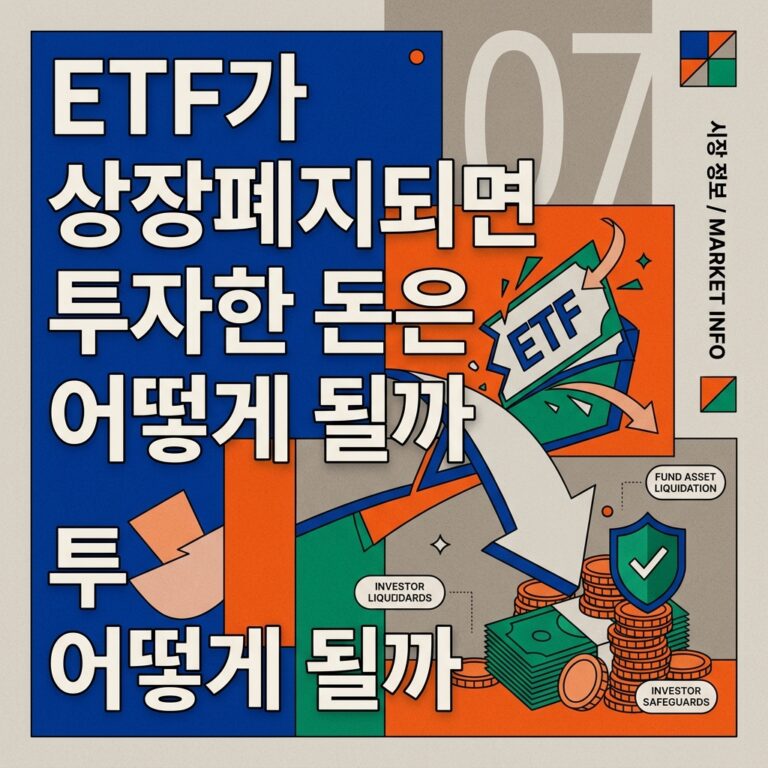 ai thumbnail poster ETF가 상장폐지되면 투자한 돈은 어떻게 될까 1787988042