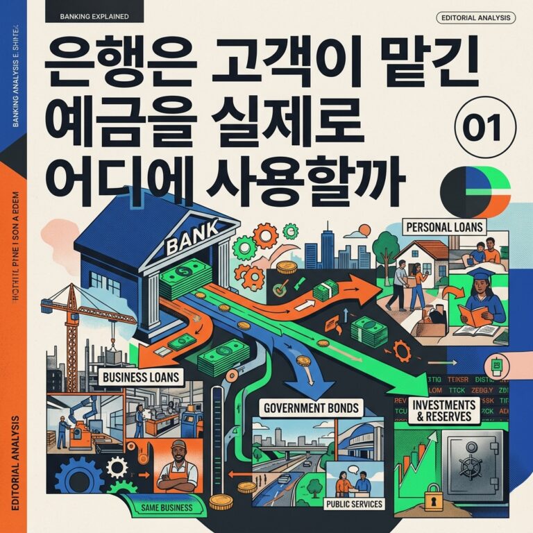 ai thumbnail poster 은행은 고객이 맡긴 예금을 실제로 어디에 사용할까 1787987753
