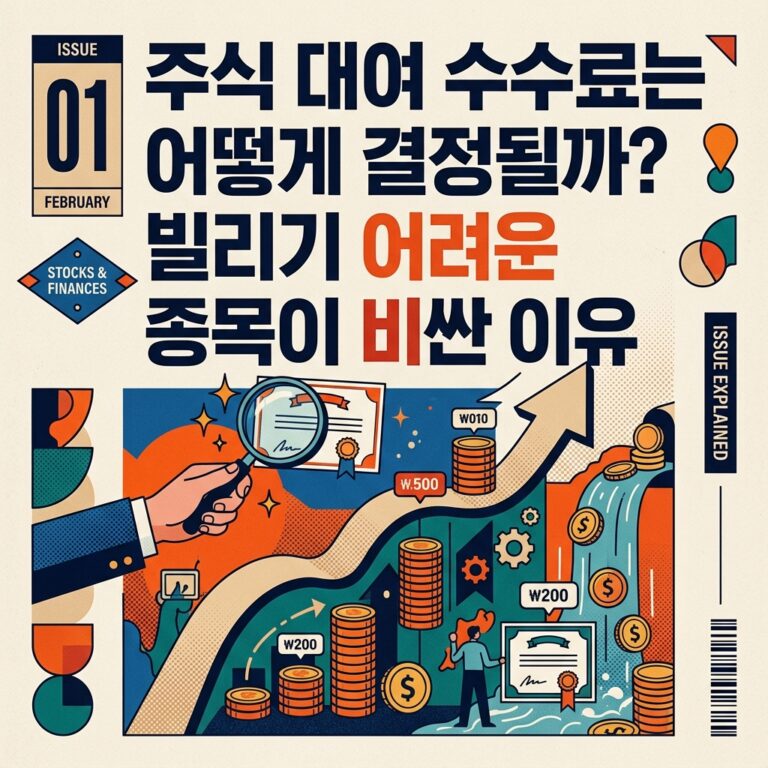 ai thumbnail poster 주식 대여 수수료는 어떻게 결정될까 빌리기 어려운 종목이 비싼 이유 1787051404