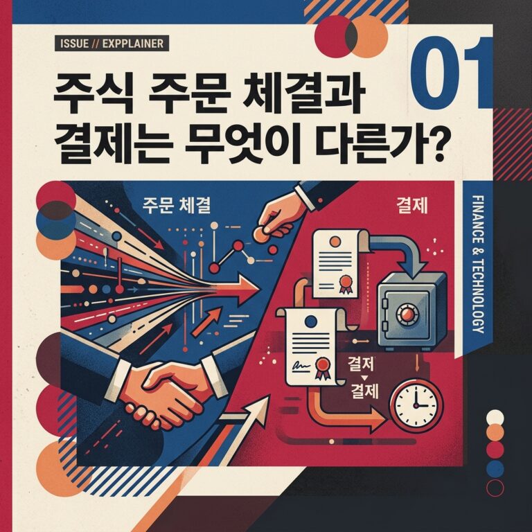 ai thumbnail poster 주식 주문 체결과 결제는 무엇이 다른가 1786480153