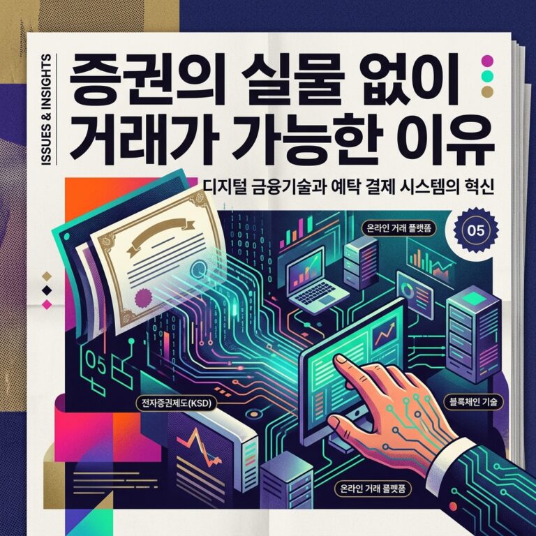 ai thumbnail poster 증권의 실물 없이 거래가 가능한 이유 1786480993