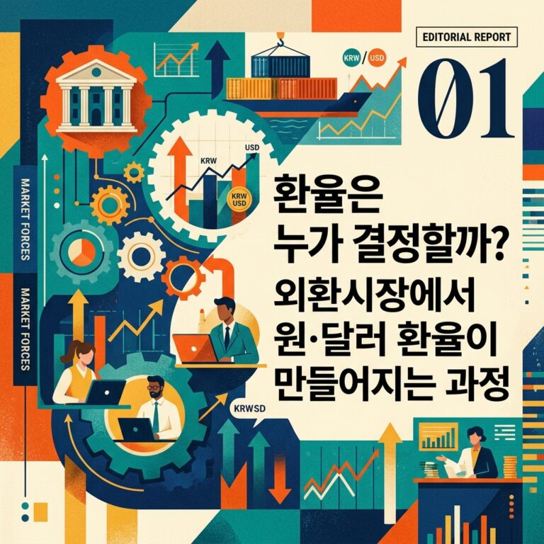 ai thumbnail poster 환율은 누가 결정할까 외환시장에서 원·달러 환율이 만들어지는 과정 1787988189