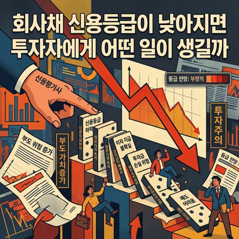 ai thumbnail poster 회사채 신용등급이 낮아지면 투자자에게 어떤 일이 생길까 1787987825